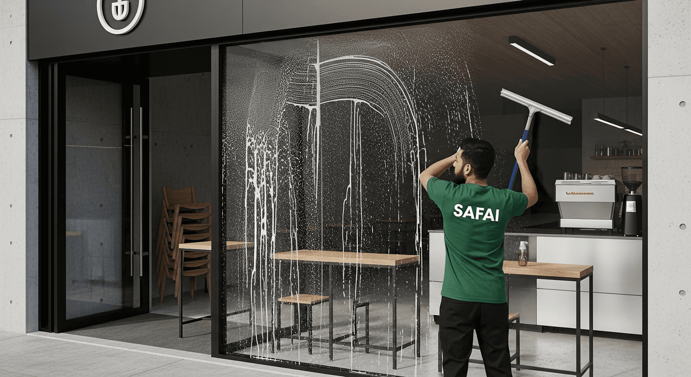 Monthly Window Cleaning for Shops