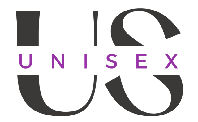 Unisex hair salon logo